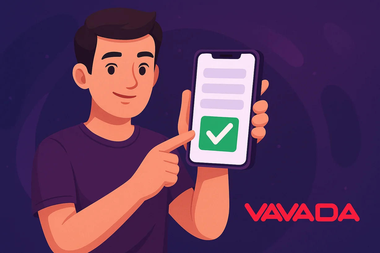 Регистрация в Вавада